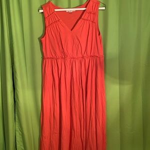 Dark Coral Maxi Dress